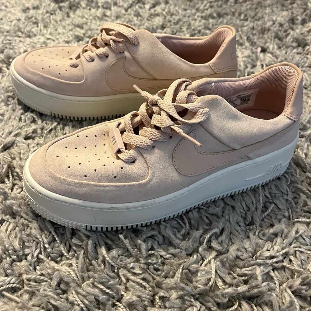 tan and pink air forces